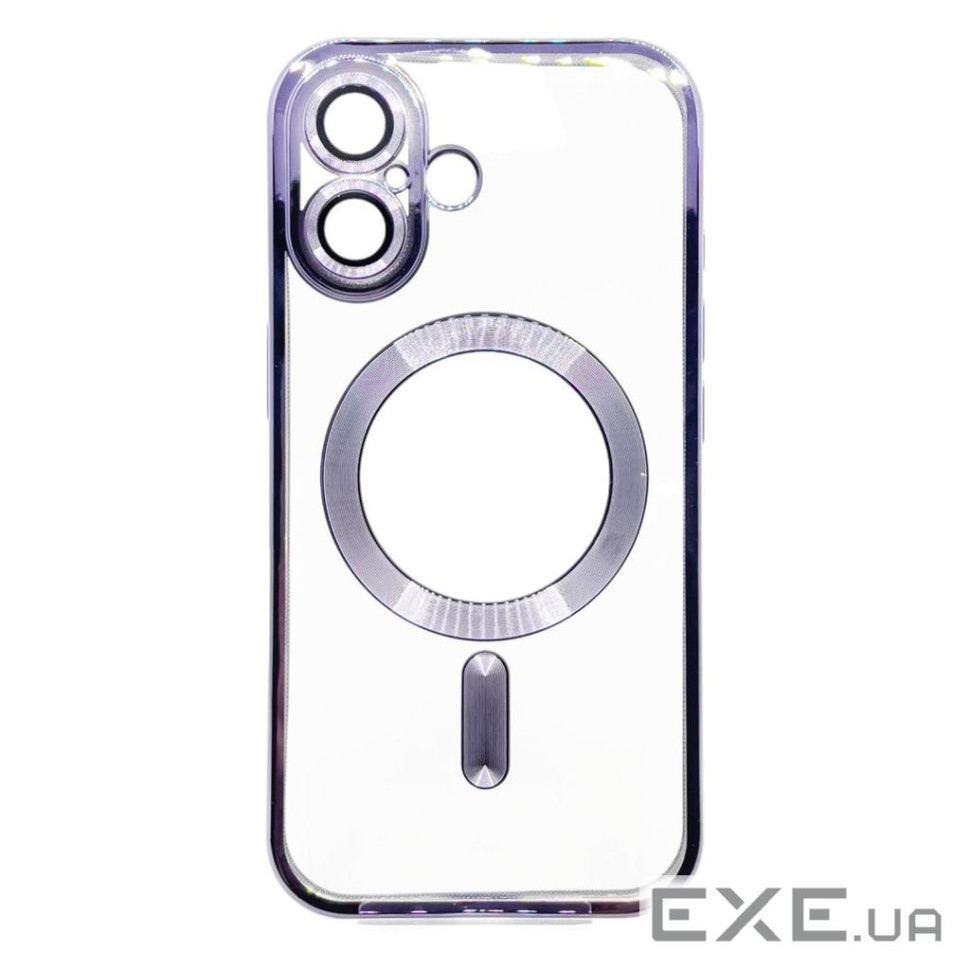 Чeхол-накладка BeCover TPU Chrome Case MagSafe для Apple iPhone 16 Purple (712074)