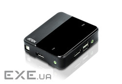 2-портовий KVM-комутатор з підтримкою USB, DisplayPort і відеовиводу 4K UHD (CS782DP-AT)