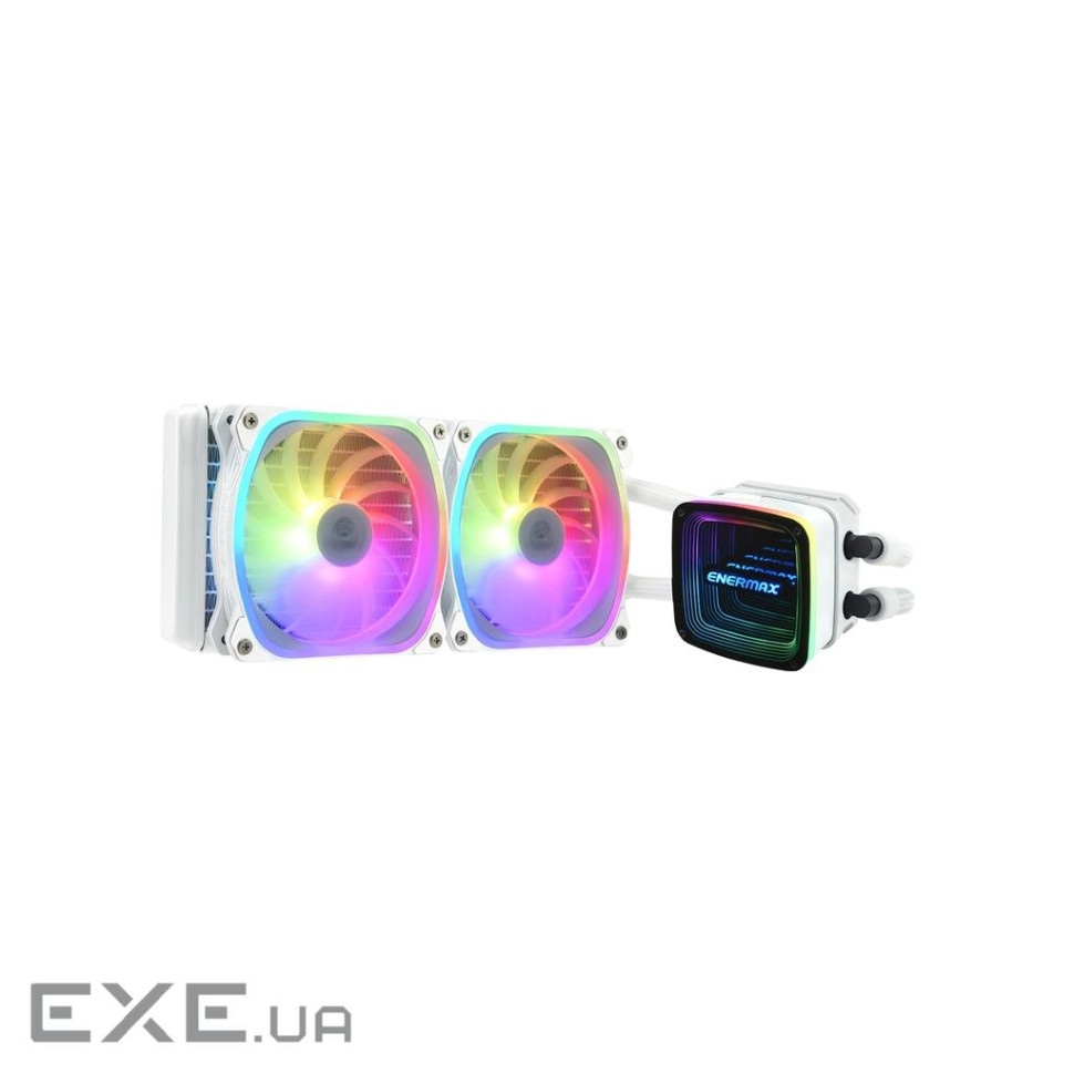 Система рідинного охолодження Enermax Aquafusion ADV 240 White ARGB (ELC-AQFA240-SQA-W)