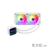 Система рідинного охолодження Enermax Aquafusion ADV 240 White ARGB (ELC-AQFA240-SQA-W)