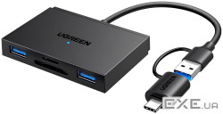 Card Reader USB 3.0 4-in-1,OTG USB-C/USB-A, SD/TF, 4-in-1 CM812 Ugreen (45167)