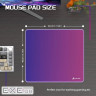 Ігрова поверхня Attack Shark CM03 eSport 450x400x4мм Violet-Blue gradient (CM03VBG_AS)