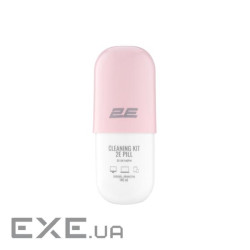Спрей для очищення 2E PILL 140ml for office equipment +Microfibre 20 cm, white-pink (2E-SK140PN)
