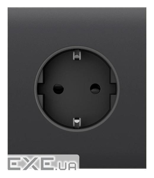 Центральна панель для вбудованої розетки Ajax CenterCover for Outlet Basic, graphite (000046696) Ajax CenterCover for Ou