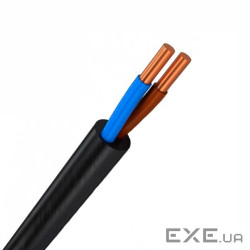 Кабель Одескабель ВВГнг-LS 2*10 (ож) -0,66 ціна за метр бухта 200 м. чорний (15740) (15740)