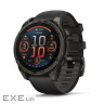 Смарт-годинник Garmin fenix 8 47mm, AMOLED, Saph, CrbnGryTi/Blk, Blk/PebbleGryBnd, GPS (010-02904-21