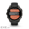 Смарт-годинник Garmin fenix 8 47mm, AMOLED, Saph, CrbnGryTi/Blk, Blk/PebbleGryBnd, GPS (010-02904-21