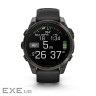 Смарт-годинник Garmin fenix 8 47mm, AMOLED, Saph, CrbnGryTi/Blk, Blk/PebbleGryBnd, GPS (010-02904-21