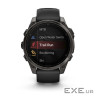 Смарт-годинник Garmin fenix 8 47mm, AMOLED, Saph, CrbnGryTi/Blk, Blk/PebbleGryBnd, GPS (010-02904-21