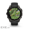 Смарт-годинник Garmin fenix 8 47mm, AMOLED, Saph, CrbnGryTi/Blk, Blk/PebbleGryBnd, GPS (010-02904-21