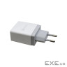 Зарядний пристрій Patron USB QC3.0 2.4A white (PN-QC3-220V-W)