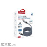 Дата кабель USB-C to USB-C 1.2m Promate (springy.grey)