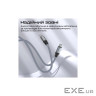 Дата кабель USB-C to USB-C 1.2m Promate (springy.grey)