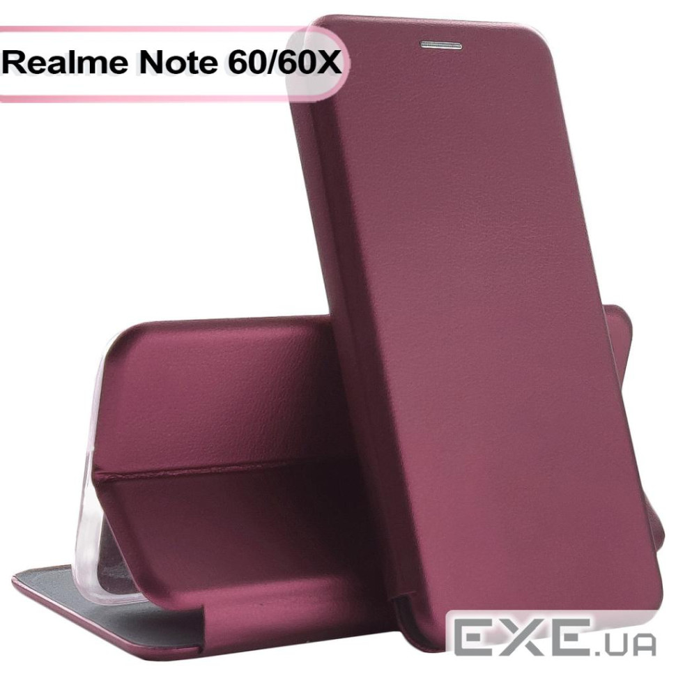 Чохол до мобільного телефона BeCover Exclusive Realme Note 60/60X Red Wine (713509)