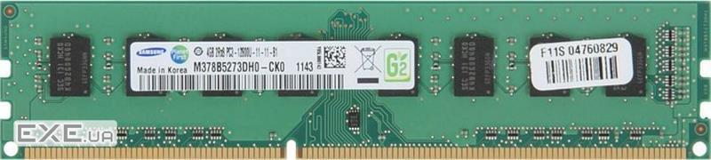 Модуль пам'яті для комп'ютера DDR3 4GB 1600 MHz Samsung (M378B5273DH0-CK0)