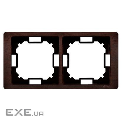 Рамка Neos BASIC 2x, шоколадный (BMRC2/47)