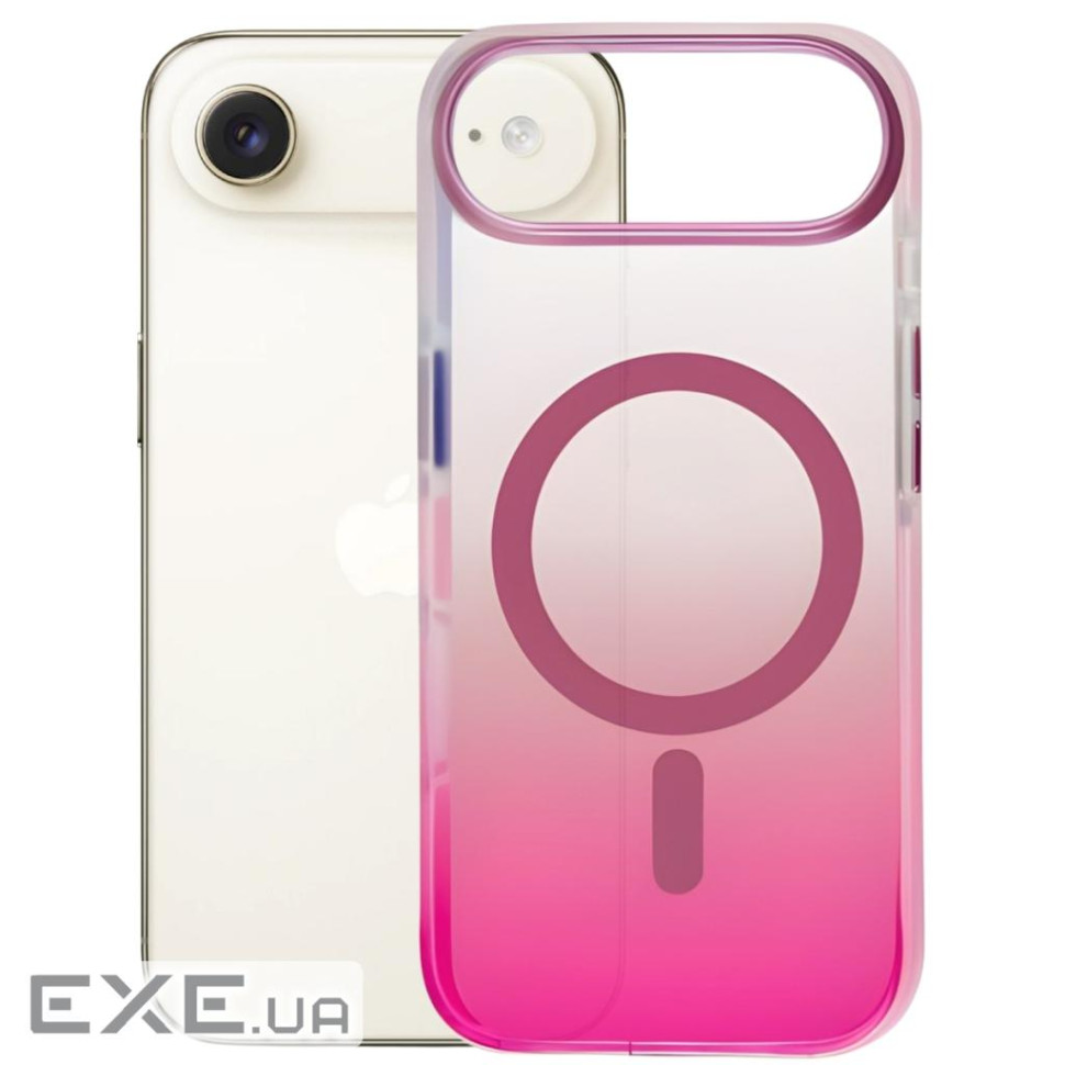Чохол до мобільного телефона BeCover FIBRA Shock-Proof MagSafe Apple iPhone 17 Air Pink (715458)