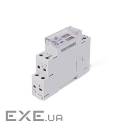 Реле часу Sinotimer TM610-2, 24 години / 7 днів, на DIN-рейку 1P, LCD, програмований, з (YT-TM610-2) (YT-TM610-2)