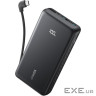 зовн. акум. ANKER - 20000 mAh 22.5W Built-In USB-C Cable (Чорний) (A110EH11)