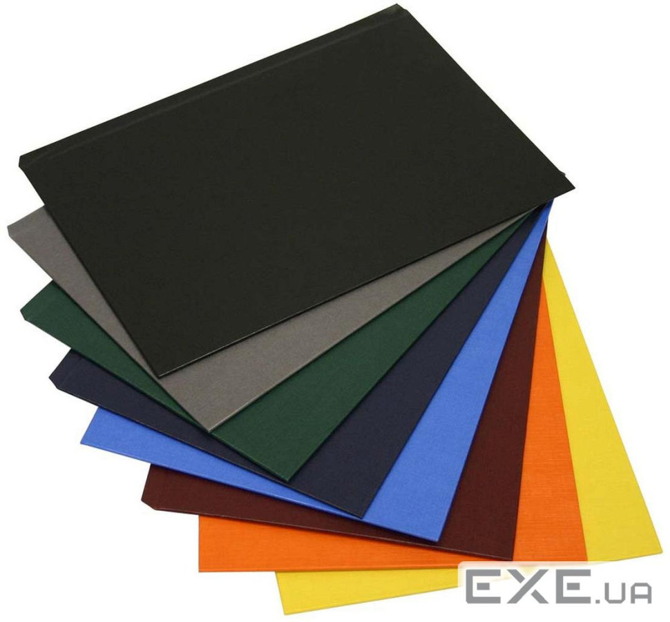 Обкладинки для палітурки D&A Art, A4, 180 мкм, прозорі, асорті (по 20 шт синіх, крас (1220102020100)