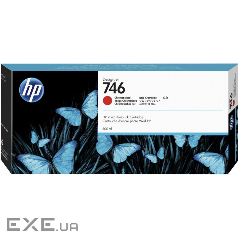Картридж HP DJ No.746 300-ml Chromatic Red (P2V81A)