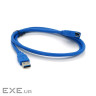 Дата кабель USB 3.0 AM/AF 1.0m blue Voltronic (YT-3.0AM\AF-1.0BL) (YT-3.0AMAF-1.0BL)