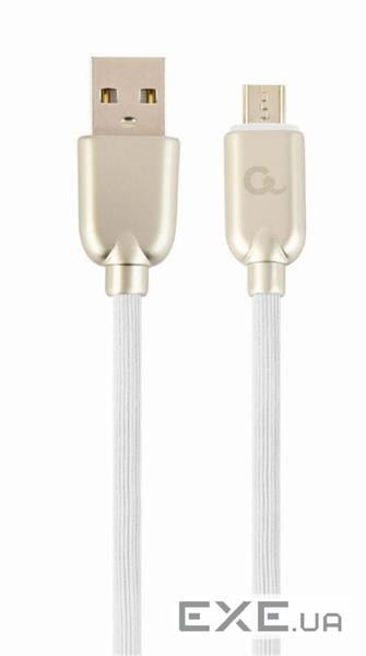 Дата кабель USB 2.0 AM to Micro 5P 1.0m Cablexpert (CC-USB2R-AMmBM-1M-W)