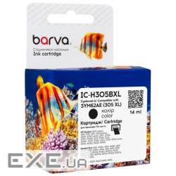 Картридж Barva HP 305XL black/3YM62AE, 14 м (IC-H305BXL)