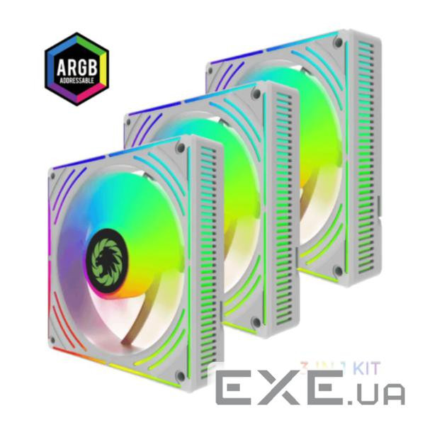 Комплект вентиляторів GAMEMAX RA300 White 3-Pack