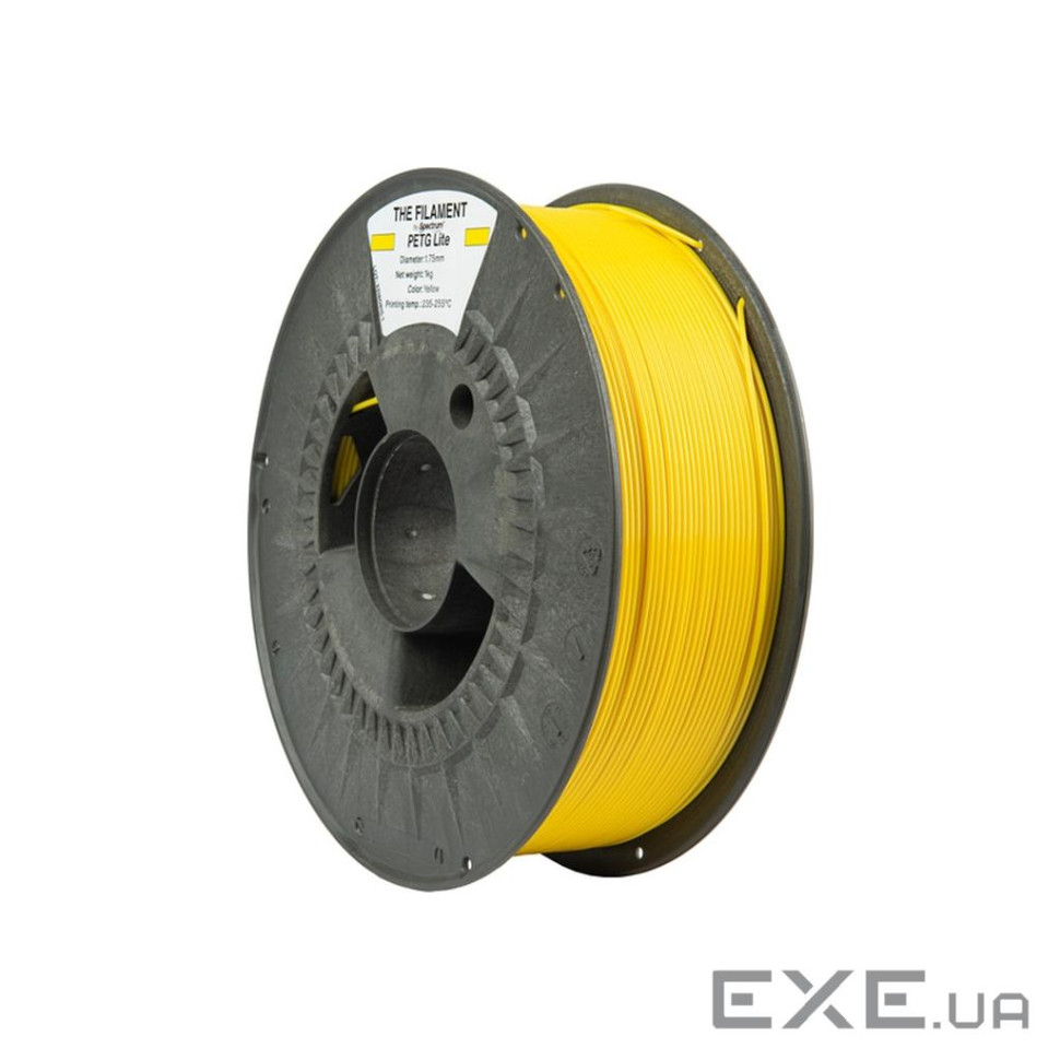 Пластик для 3D-принтера The Filament PETG Lite 1.75mm YELLOW 1kg (TF-24242)