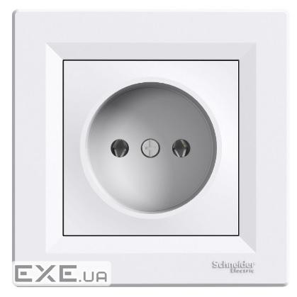 Розетка Schneider Electric ASFORA без заземлення біла (EPH3000121)