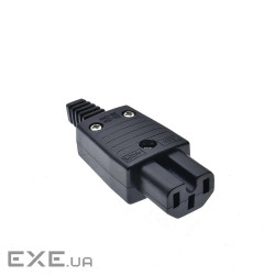 Роз"єм вилка С15 розбірний, 16А, Kingda (KD-C15) , Kingda (KD-C15)