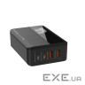 Зарядний пристрій ColorWay Power Delivery GaN (2USB-A + 2USB TYPE-C) (100W) black (CW-CHS041PD-BK)
