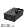 Зарядний пристрій ColorWay Power Delivery GaN (2USB-A + 2USB TYPE-C) (100W) black (CW-CHS041PD-BK)