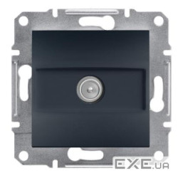 TV РОЗЕТКА КІНЦЕВА АНТРАЦИТ Schneider Electric Asfora EPH3200171