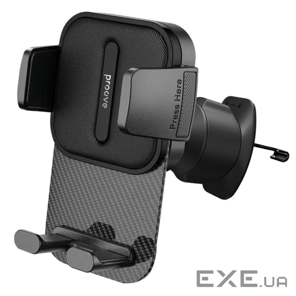 Автодержатель Proove Carbon Clamp Air Outlet Car Mount black (CHCNA0000001)