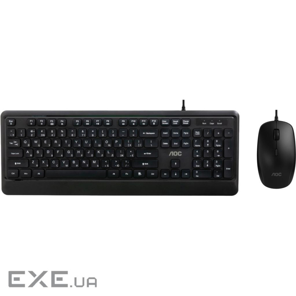 Комплект AOC KM220B USB UA Black (KM220B/97)
