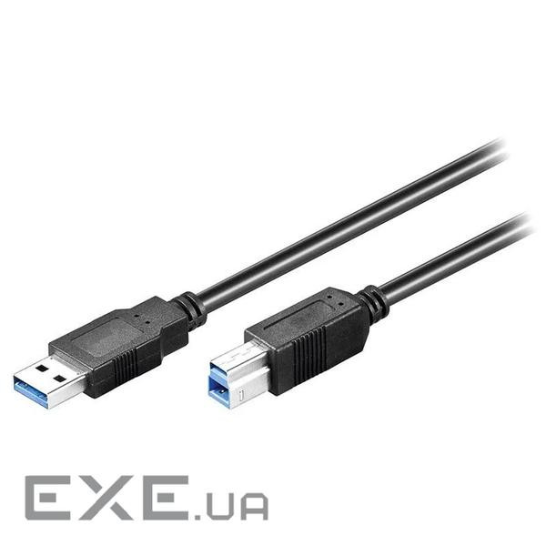 Кабель принтера USB3.0 A-B M/M 3.0m,2xShielded Cu,чорний (84.00.7053-1)