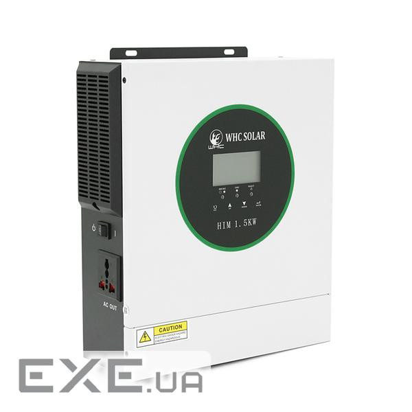 Гібридний інвертор HIM-1.5KW, 1500W, 24V, струм заряду 0-40A, 30-150V, MPPT (80А, (WHC-HIM-1.5K-24) , (WHC-HIM-1.5K-24)