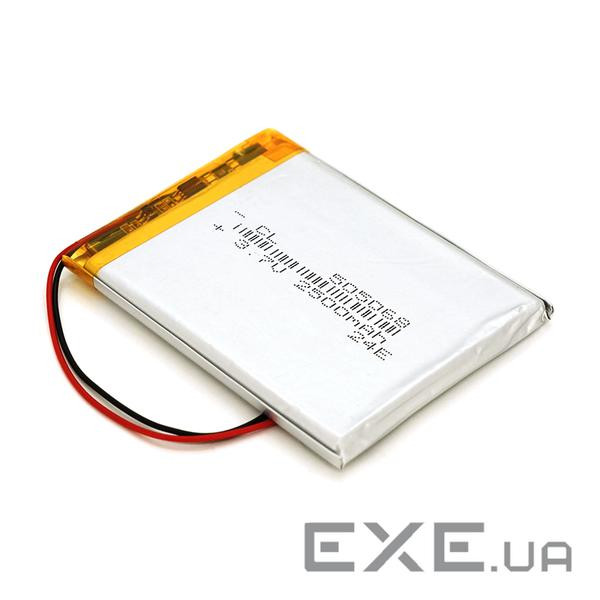 Літій-полімерний акумулятор 5*50*68mm (Li-ion 3.7В 2500мА&middot,год) (505068) ) (505068)