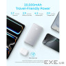 зовн. акум. ANKER - 20000 mAh 22.5W Built-In USB-C Cable (Білий) (A110EH21)