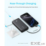 зовн. акум. ANKER - 20000 mAh 22.5W Built-In USB-C Cable (Білий) (A110EH21)