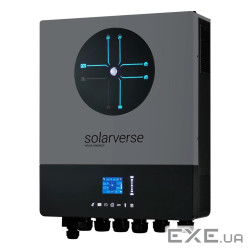 Автономний інвертор Solarverse Ampere Double 8kW 48V 1 MPPT Wi-Fi 220V Однофазний (SV8048AD)