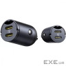 АЗУ Baseus Tiny Star Mini Car Charger 2xType-C 30W black (62798 black)