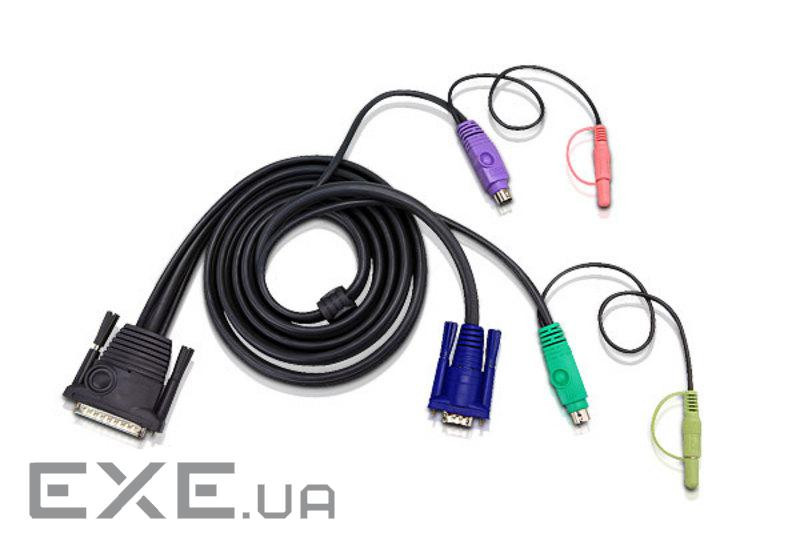 ATEN KVM Cable 2L-1703P 3m Кабель KVM 3m DB-25 mal