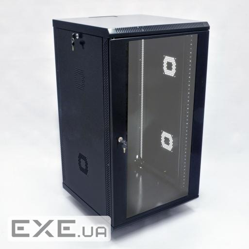 Шафа 19", 21U, 600х800х1040мм (Ш*Г*В), акрилове скло (UA-MGSWA218B)