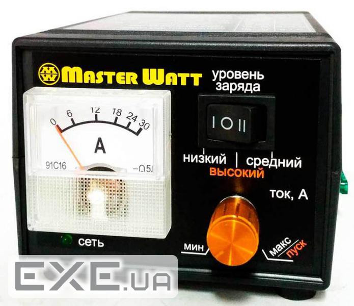 ЗУ для авто / мото акумуляторів MW-IZU12-25A 12V з амперметром та регулятором струму до 25А, 150-250 , 150-250