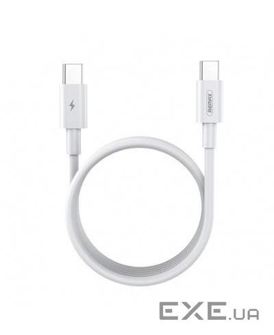 Кабель Remax RC-183 USB Type-C-USB Type-C Marlik PD 100W, 2м White (6954851205906)