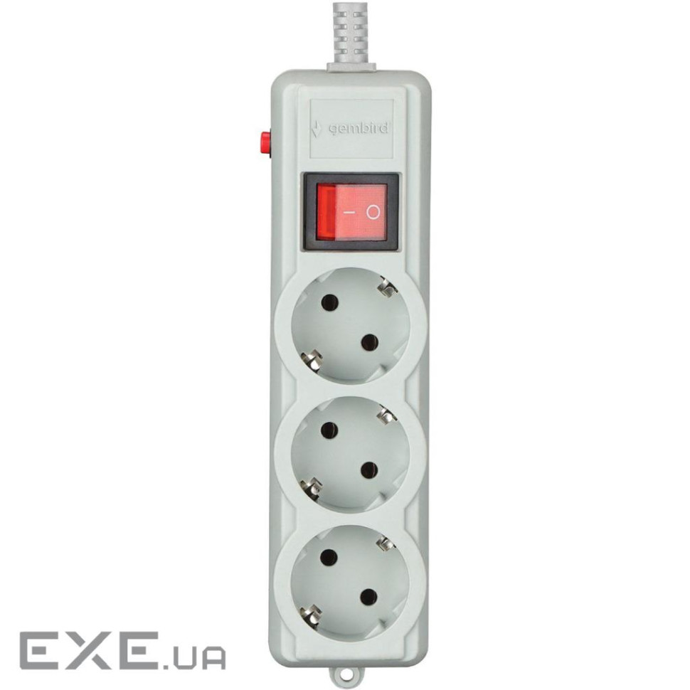 Мережевий фільтр живлення Gembird SPG3-G-15G-PRO