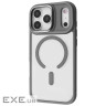 Чехол Proove Clear Essence Case with Magnetic Ring iPhone 17 Pro Max gray (PCCEIP17PM05)